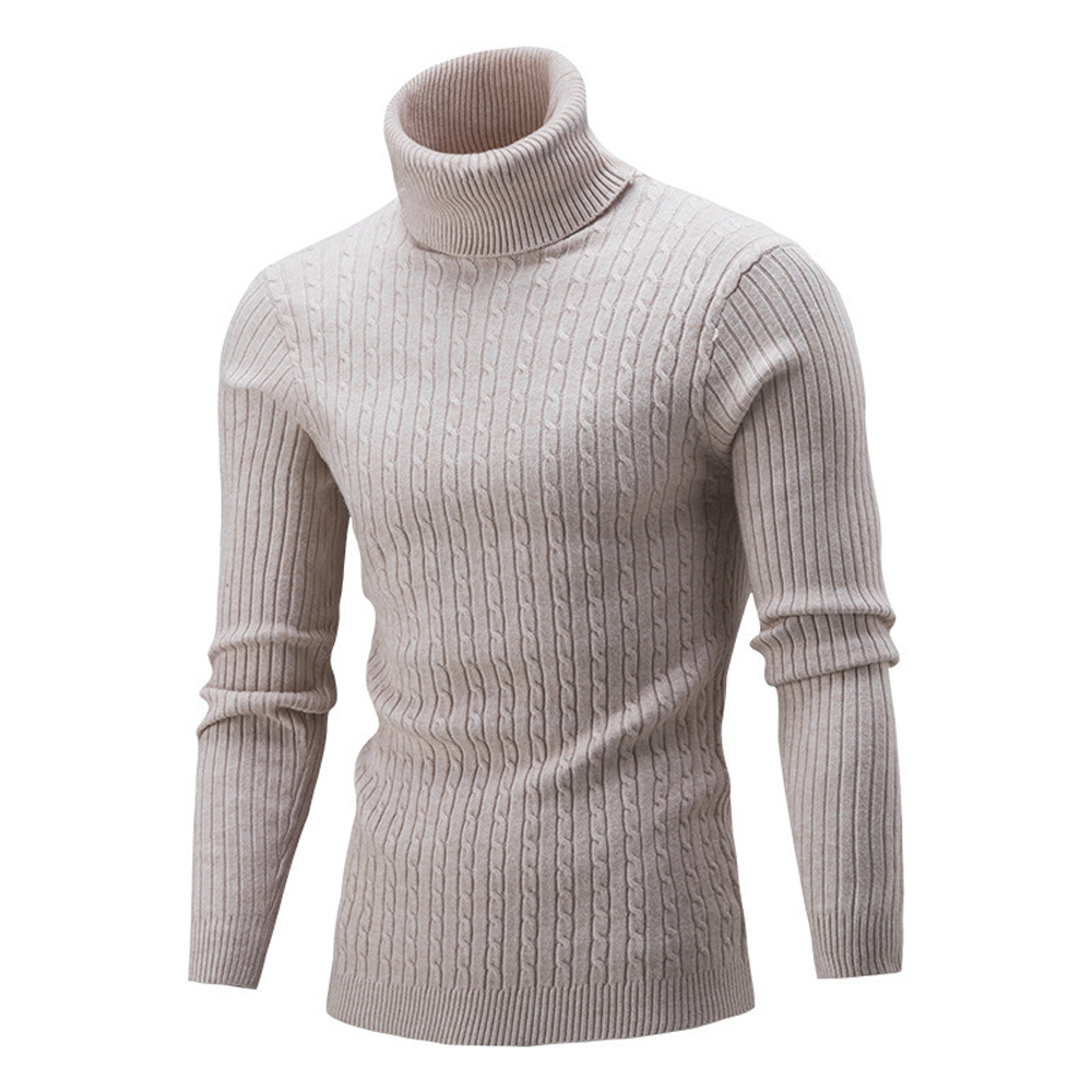 Winter Clothing Men Style - 秋のメンズカーゴタートルネックセーター、カジュアルメンズカシミヤニットプルオーバー、クラシックメンズスリムフィットサーマルワークセーター衣料品