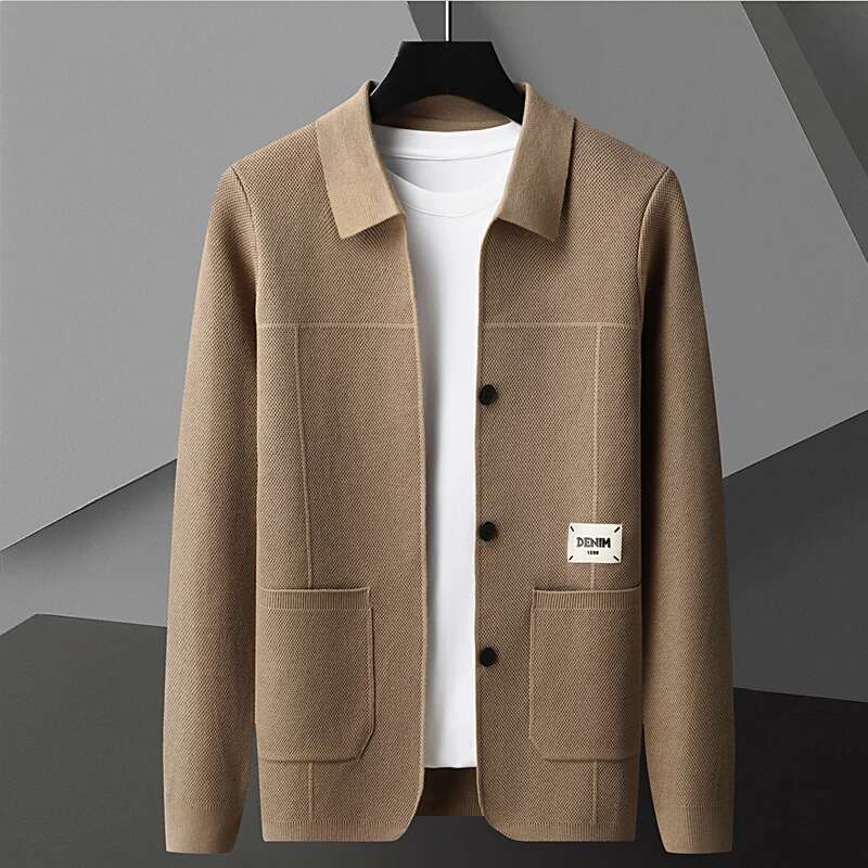 Winter Clothing Men Style - メンズヨーロピアンスタイルのカーディガン,長袖セーター,セーター,コート,セーター,秋
