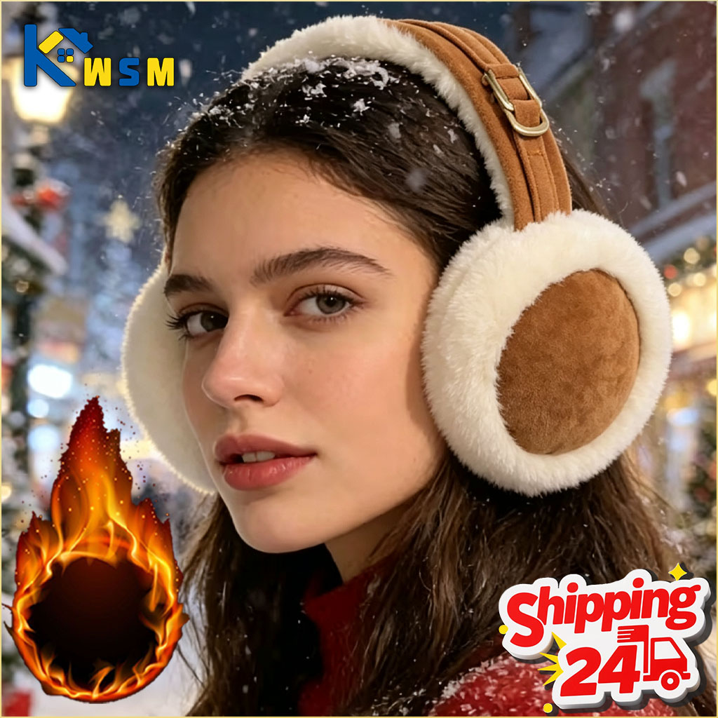 Ear Muff Foldable - 1-3個入り 冬用イヤーマフ 柔らかく暖かいプラッシュ素材 折りたたみ式イヤーウォーマー 女性 男性