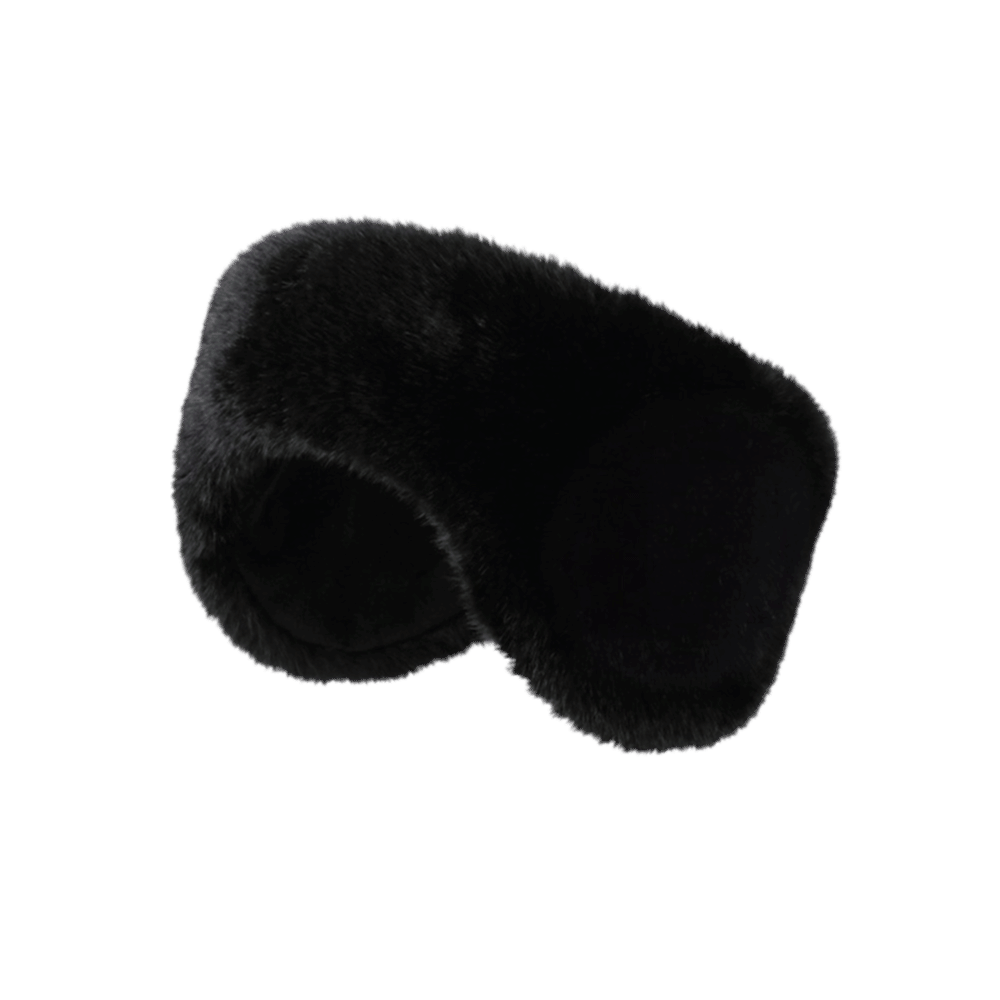Ear Muff Foldable - 新しい折りたたみ式イヤーマフ、フェイクファーイヤーマフ、柔らかいフェイクファーの冬用イヤーウォーマー、暖かい裏地付き、車用折りたたみ式イヤーマフ