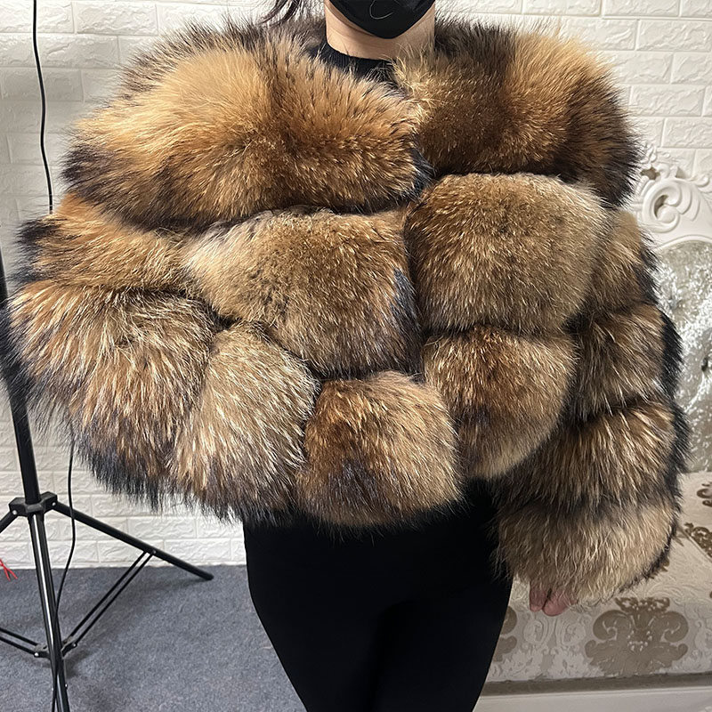 プラスサイズトップスブラウンファーマオマオコン肥満女性のアウ - Winter Clothing Clearance Sale のレビューと価格