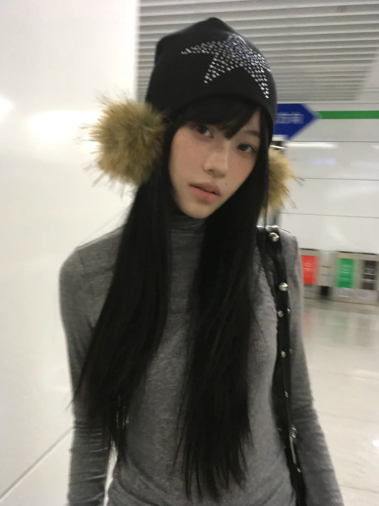 Tonngirls 原宿 Tシャツ女性タートルネックスリムク - Winter Clothing Aesthetic のレビューと価格