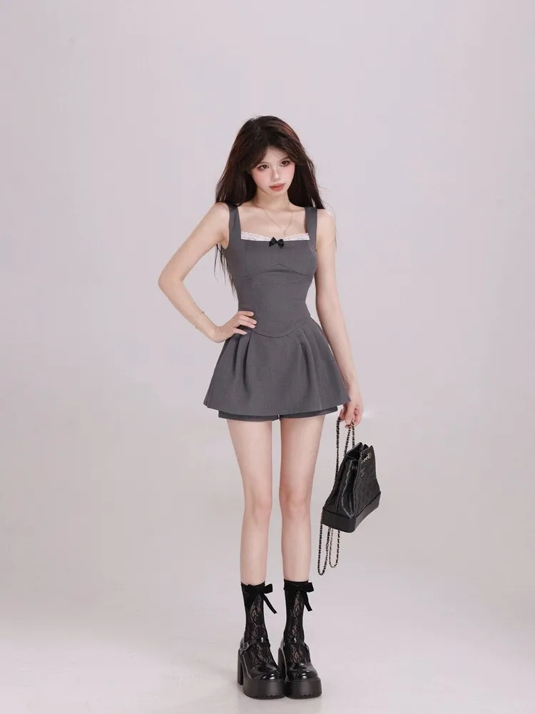 Saliency-女性用サスペンダー付きヴィンテージドレス, - Winter Clothing Aesthetic のレビューと価格