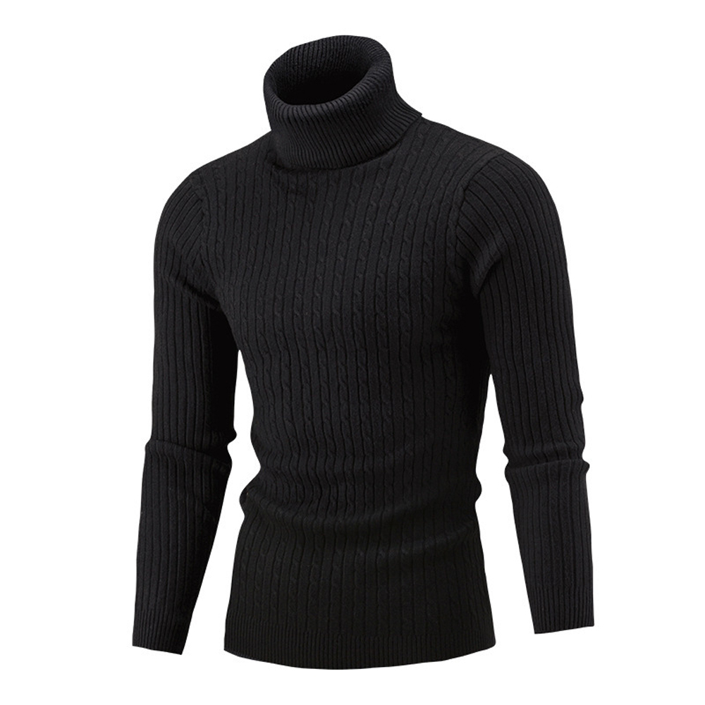 秋のメンズカーゴタートルネックセーター、カジュアルメンズカシ - Winter Clothing Men Style のレビューと価格