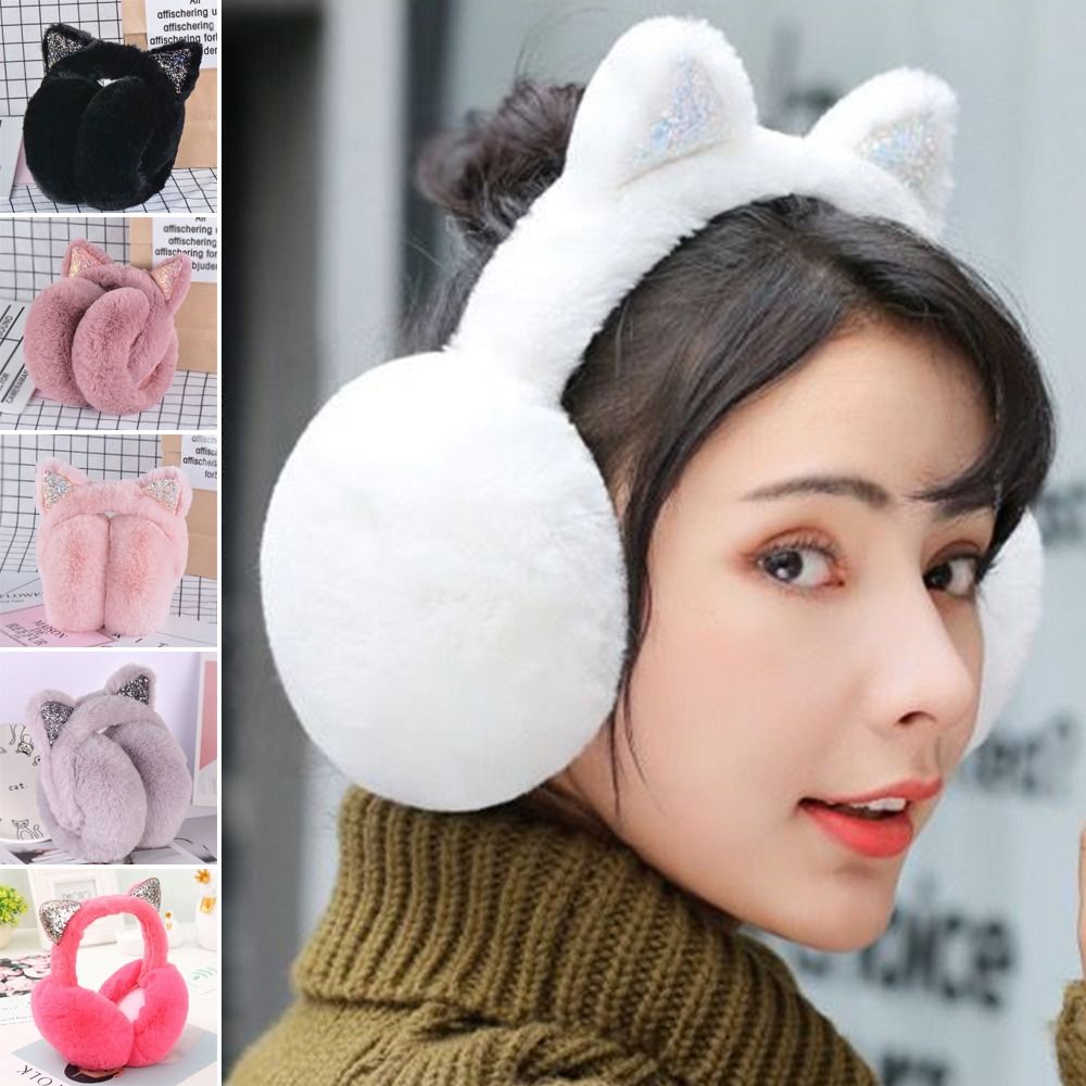 かわいいウサギのデザイン動物の耳耳当て帽子カエル動物スタイル - Ear Muff Foldable のレビューと価格