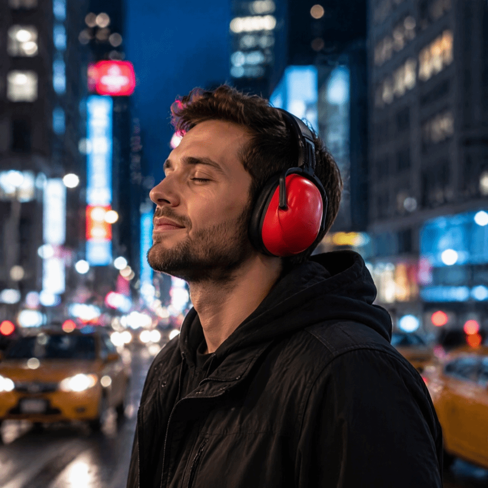 折りたたみ式で調整可能なイヤーマフ。騒音低減、遮音、防音効果 - Ear Muff Foldable のレビューと価格
