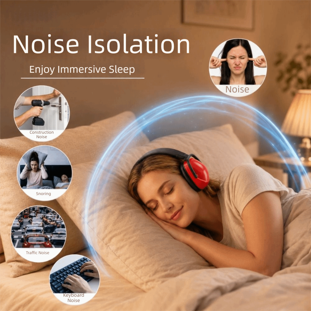 折りたたみ式で調整可能なイヤーマフ。騒音低減、遮音、防音効果 - Ear Muff Foldable のレビューと価格