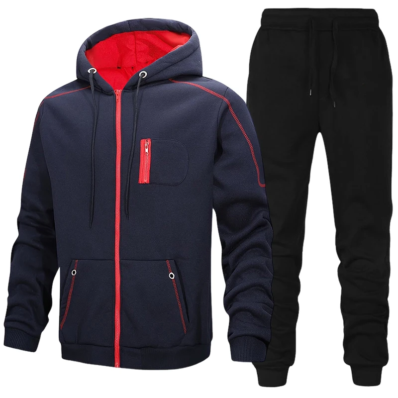 メンズファッション トラックスーツ カジュアル フーディー  - Winter Clothing Gear のレビューと価格