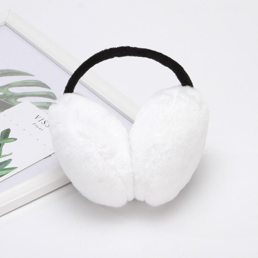 男性と女性のためのふわふわのフェイクファーイヤーマフ、折りた - Ear Muff Foldable のレビューと価格
