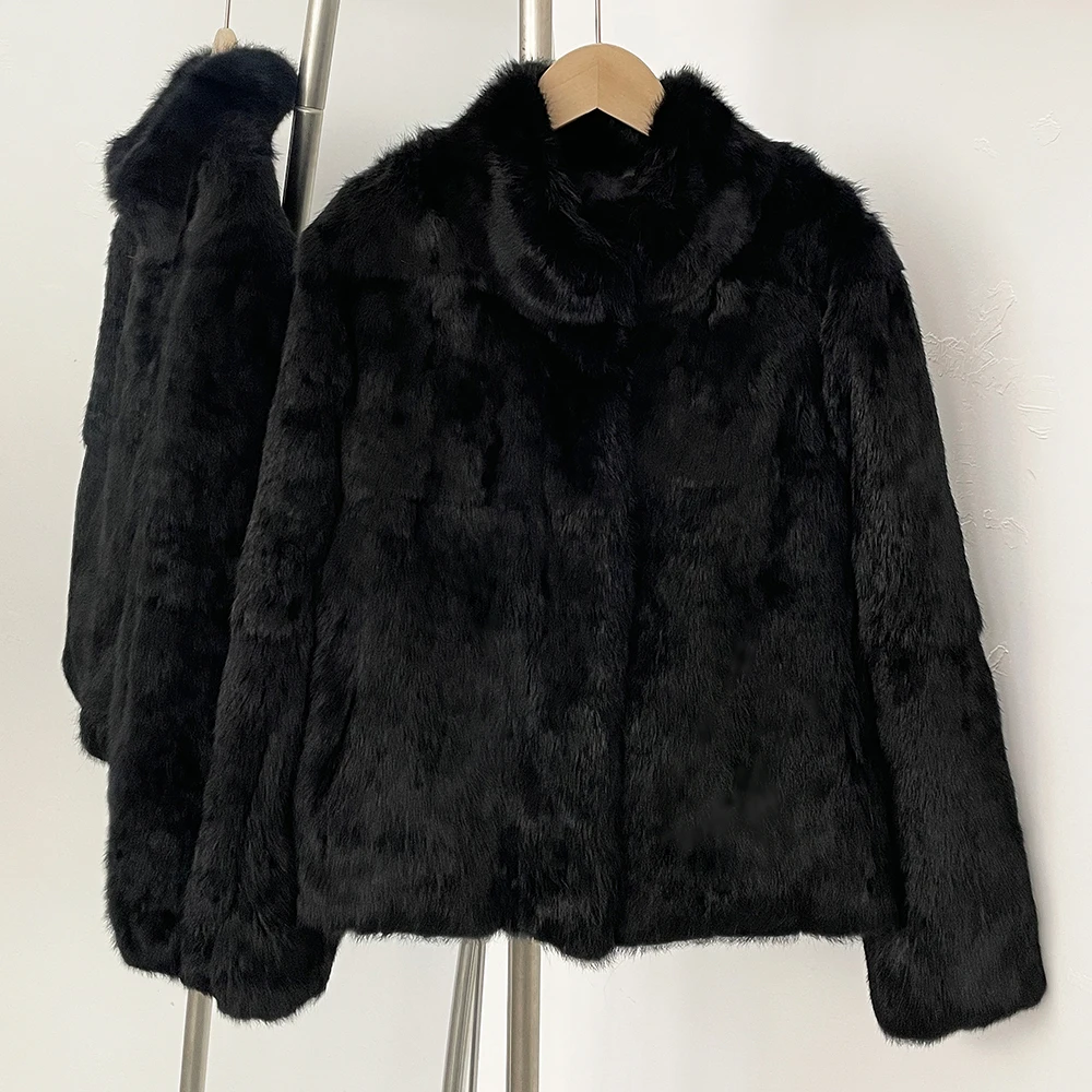 2025年秋冬新作 レディース ナチュラルラビットファーコー - Winter Clothing Wholesale のレビューと価格