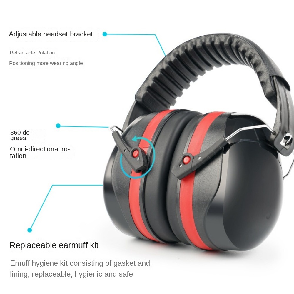 折りたたみ式アンチノイズヘッドイヤーマフノイズキャンセリング - Ear Muff Foldable のレビューと価格