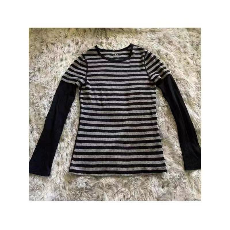 ヴィンテージ新聞プリント長袖Tシャツ メンズ フェイクツーピ - Winter Clothing Aesthetic のレビューと価格