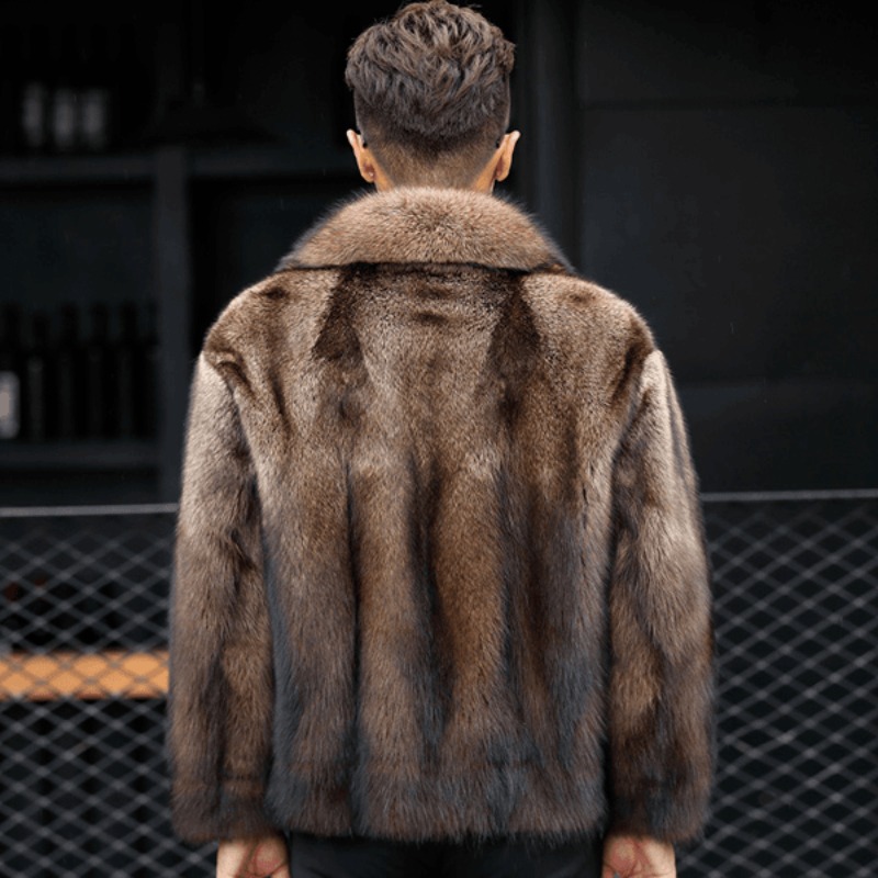 高級ブランド メンズ ミンクファーコート 冬新作 厚手 フォ - Winter Clothing Brand のレビューと価格