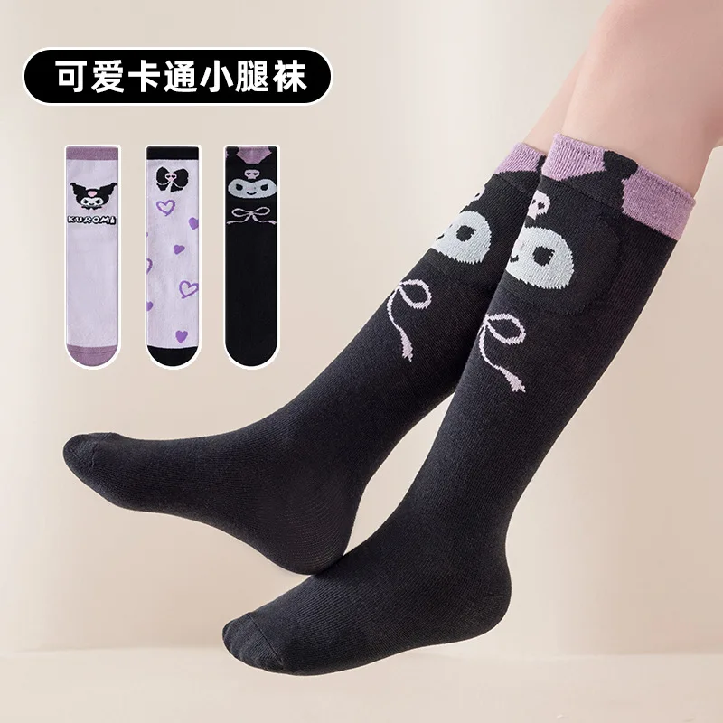 新しい可愛いアニメ柄ロングソックス、かわいい子供用カーフソッ - Winter Clothing Girls のレビューと価格