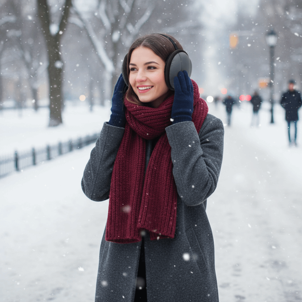 ファッション耳保護冬用メンズイヤーマフ 折りたたみ式 暖かい - Ear Muff Foldable のレビューと価格