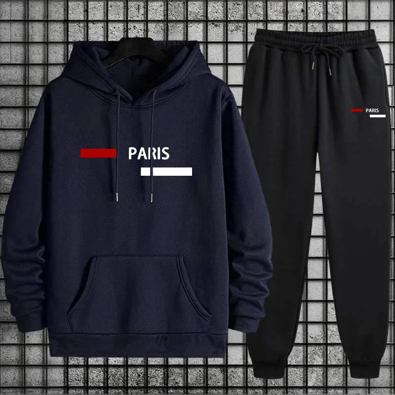 メンズトラックスーツ カジュアル フード付きスウェットシャツ - Winter Clothing Gear のレビューと価格