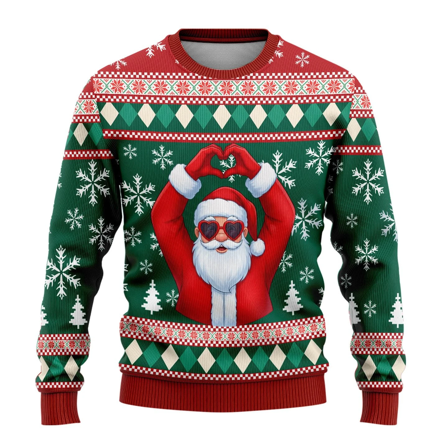 クリスマス、かわいいサンタクロースのイラストが描かれた、おも - Winter Clothing Men のレビューと価格