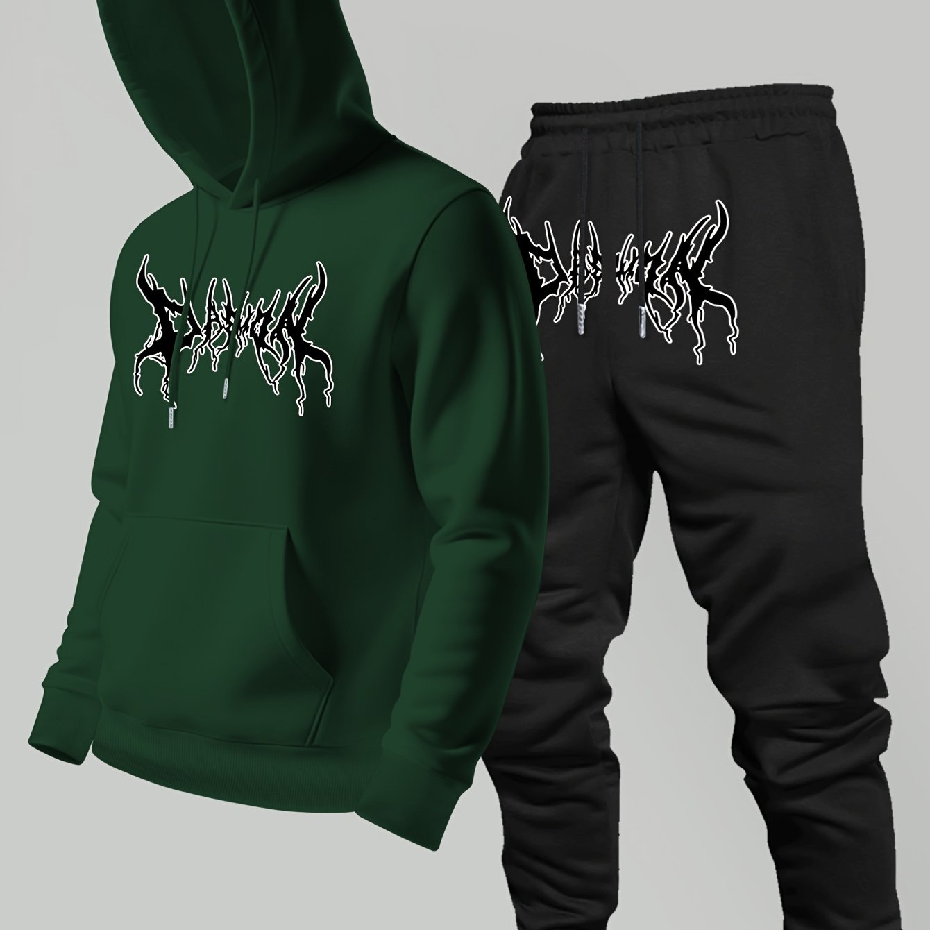 ストリートトレンドブランドのプリント入りフード付きスウェット - Winter Clothing Brand のレビューと価格