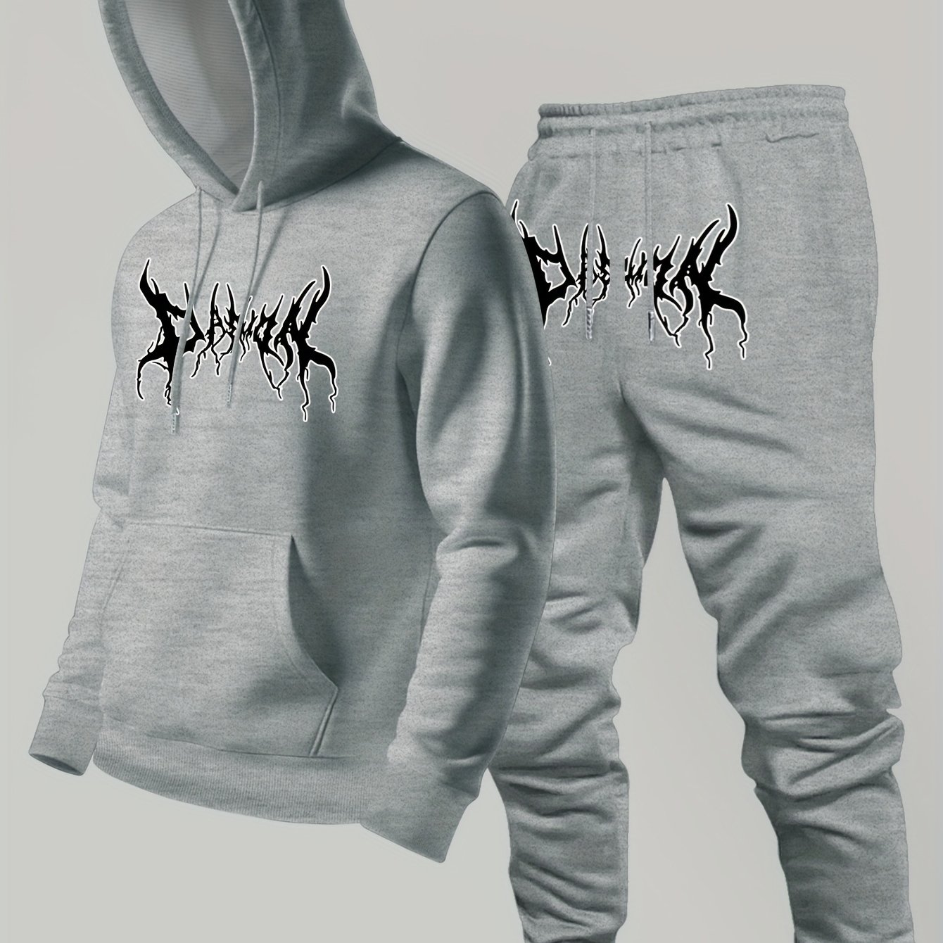 ストリートトレンドブランドのプリント入りフード付きスウェット - Winter Clothing Brand のレビューと価格