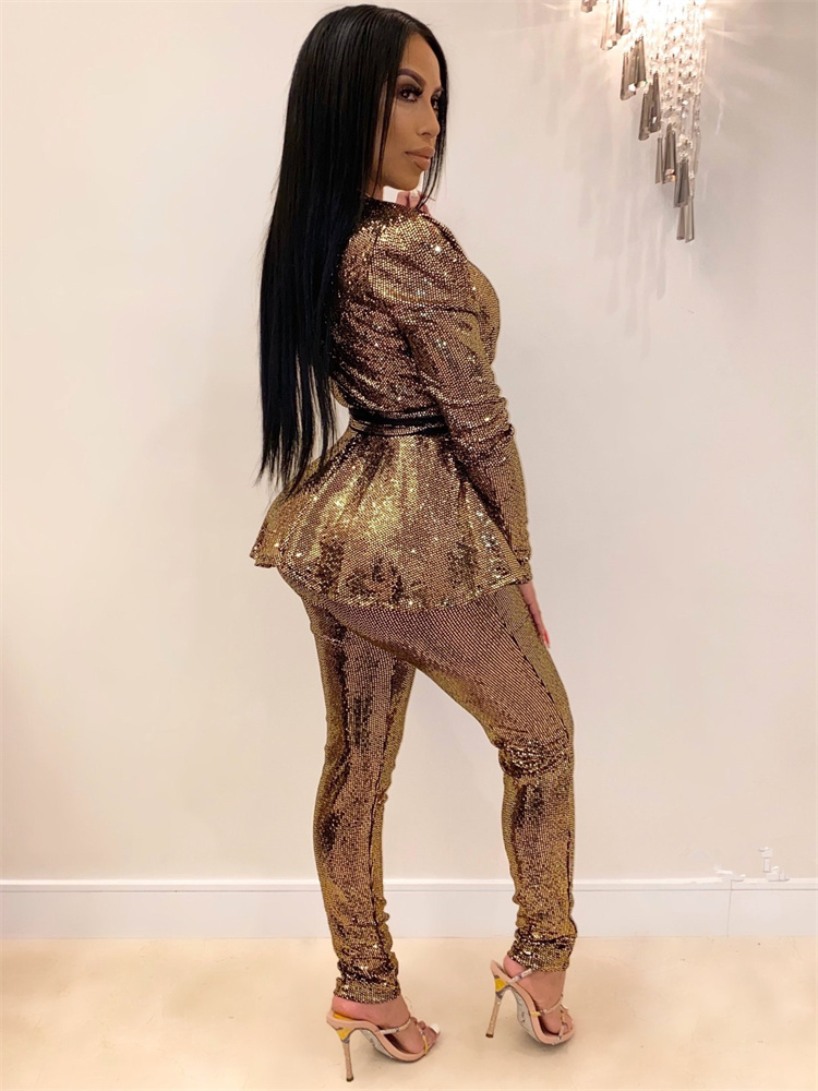 Wmstar-女性用パーティーセット,スパンコールイブニング - Winter Clothing Wholesale のレビューと価格