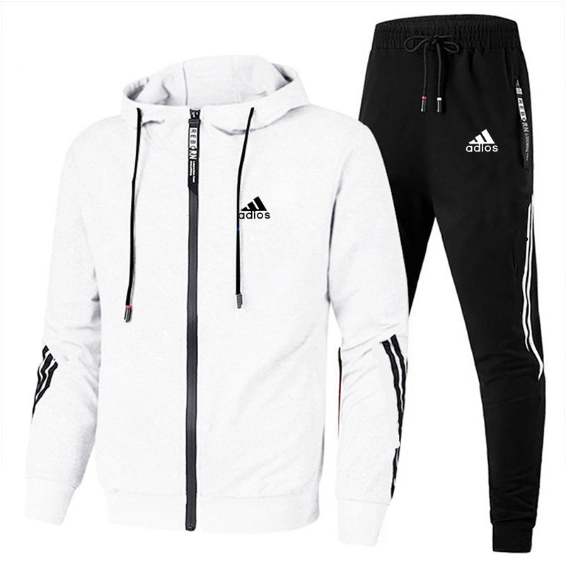 春・秋メンズトラックスーツセット 長袖フーディー＋ジョギング - Winter Clothing Gear のレビューと価格