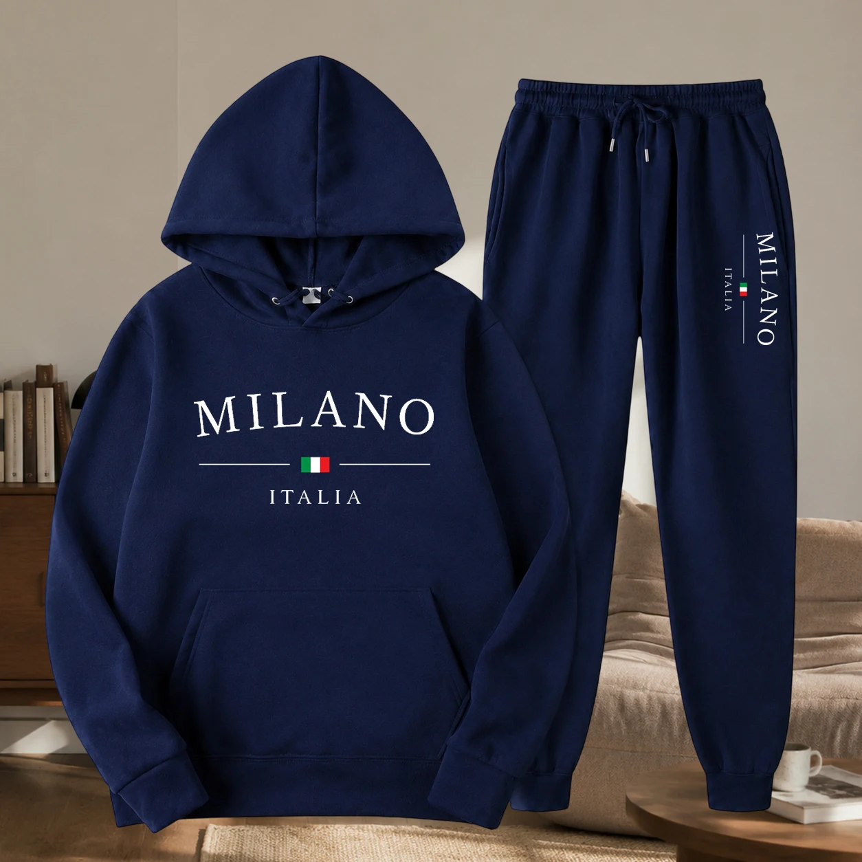 ファッションブランドのロゴがプリントされた、上下2点セットの - Winter Clothing Brand のレビューと価格