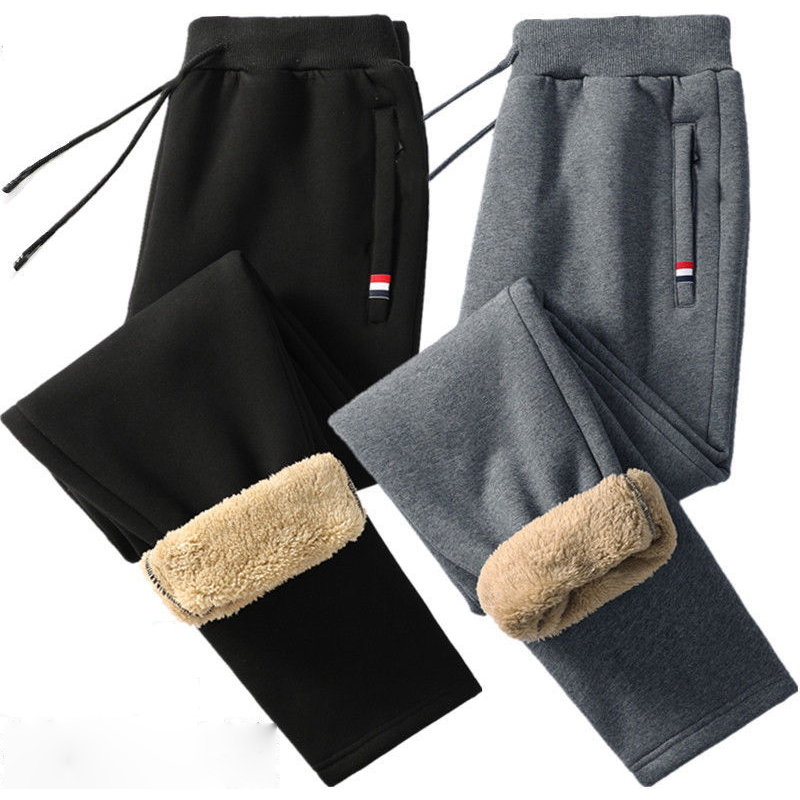 冬のメンズコットンタイトトラックパンツフリース裏地厚いラムス - Winter Clothing Wholesale のレビューと価格