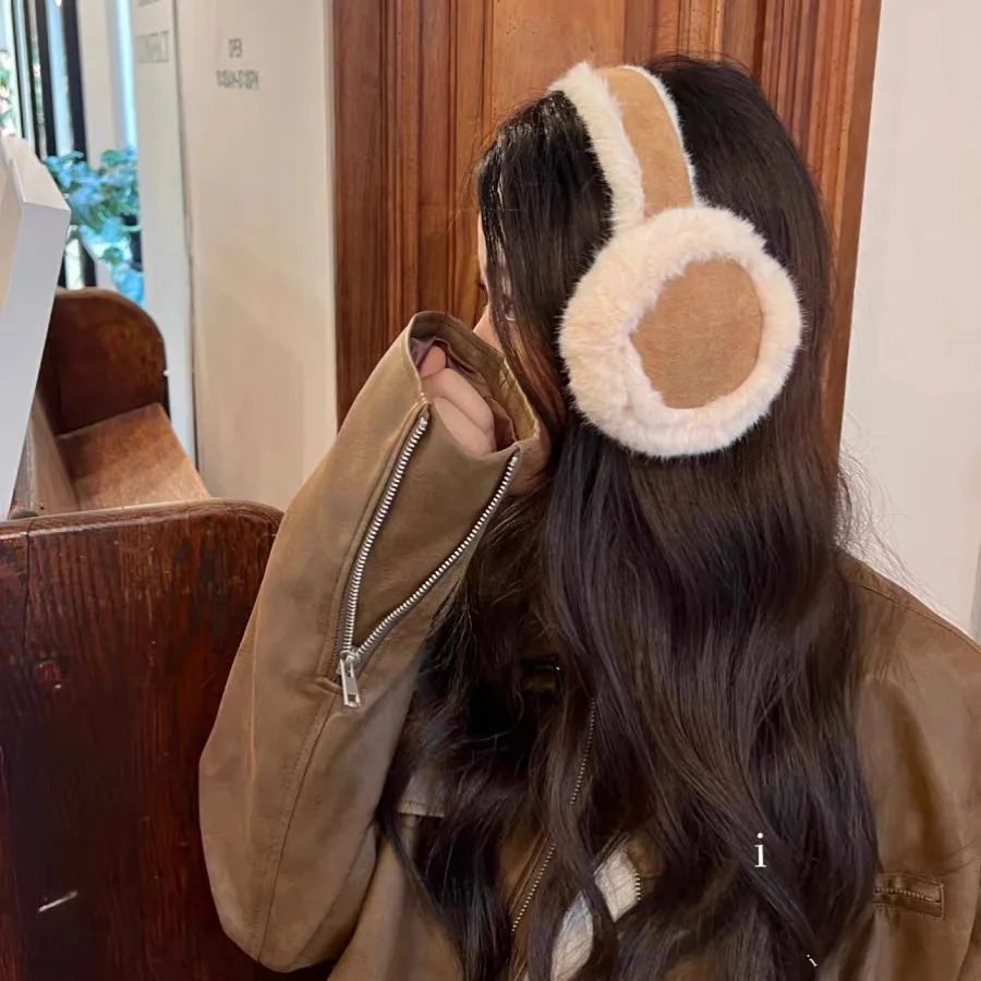 ファッションぬいぐるみイヤーマフ折りたたみ式厚手ウールイヤー - Ear Muff Foldable のレビューと価格